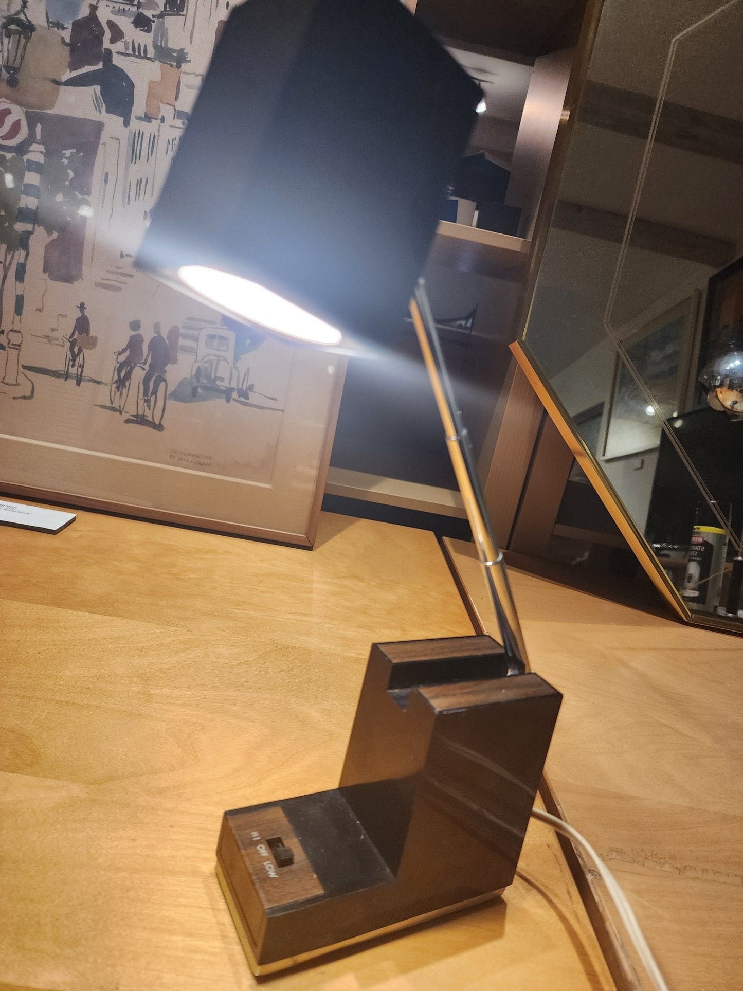 Hamilton Industries Mid - Century Folding Desk Lamp (1960s) - MCMODSTORE