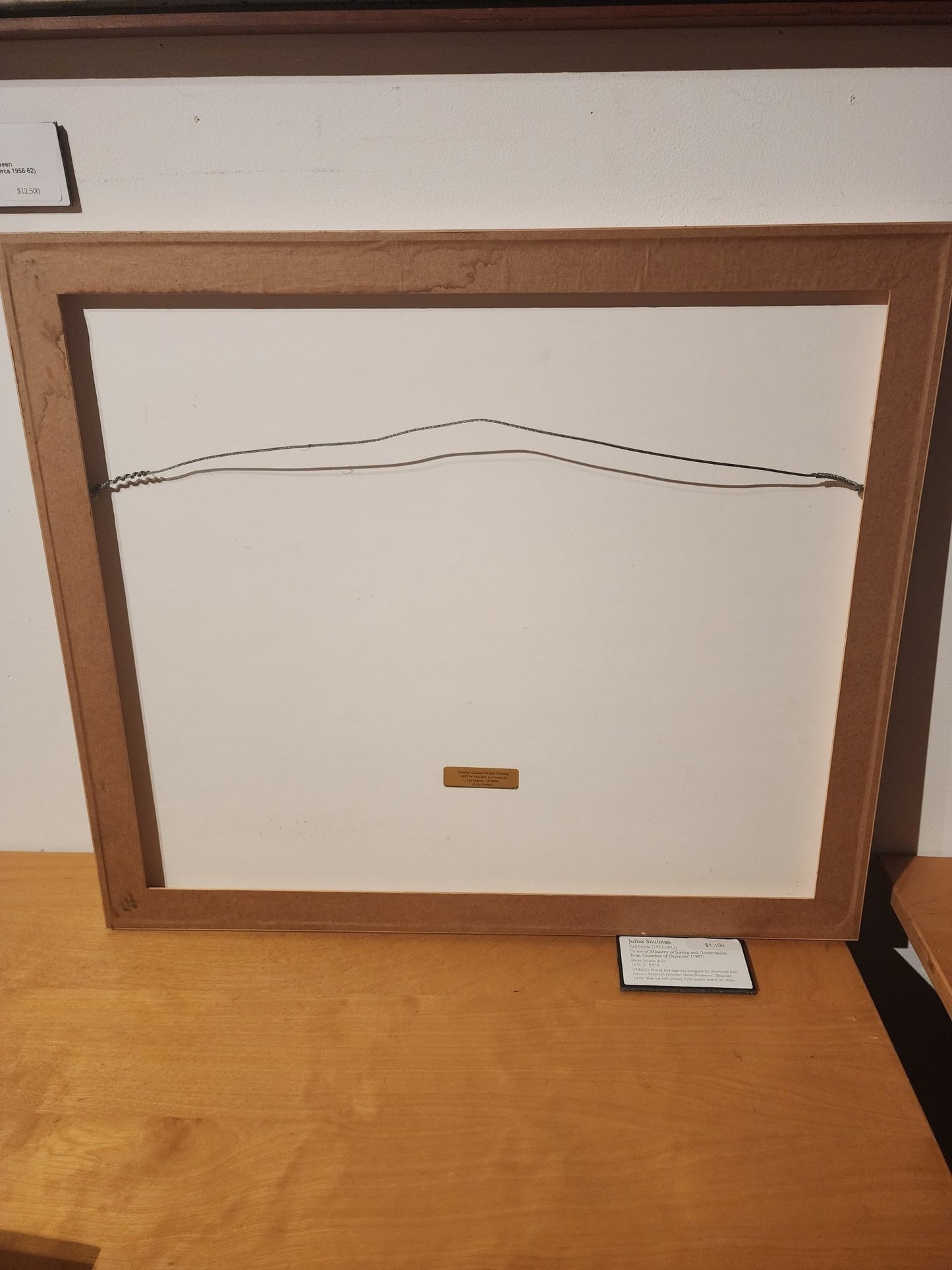 Julius Shulman Studio Print - "View of Ministry of Justice" by Niemeyer - MCMODSTORE