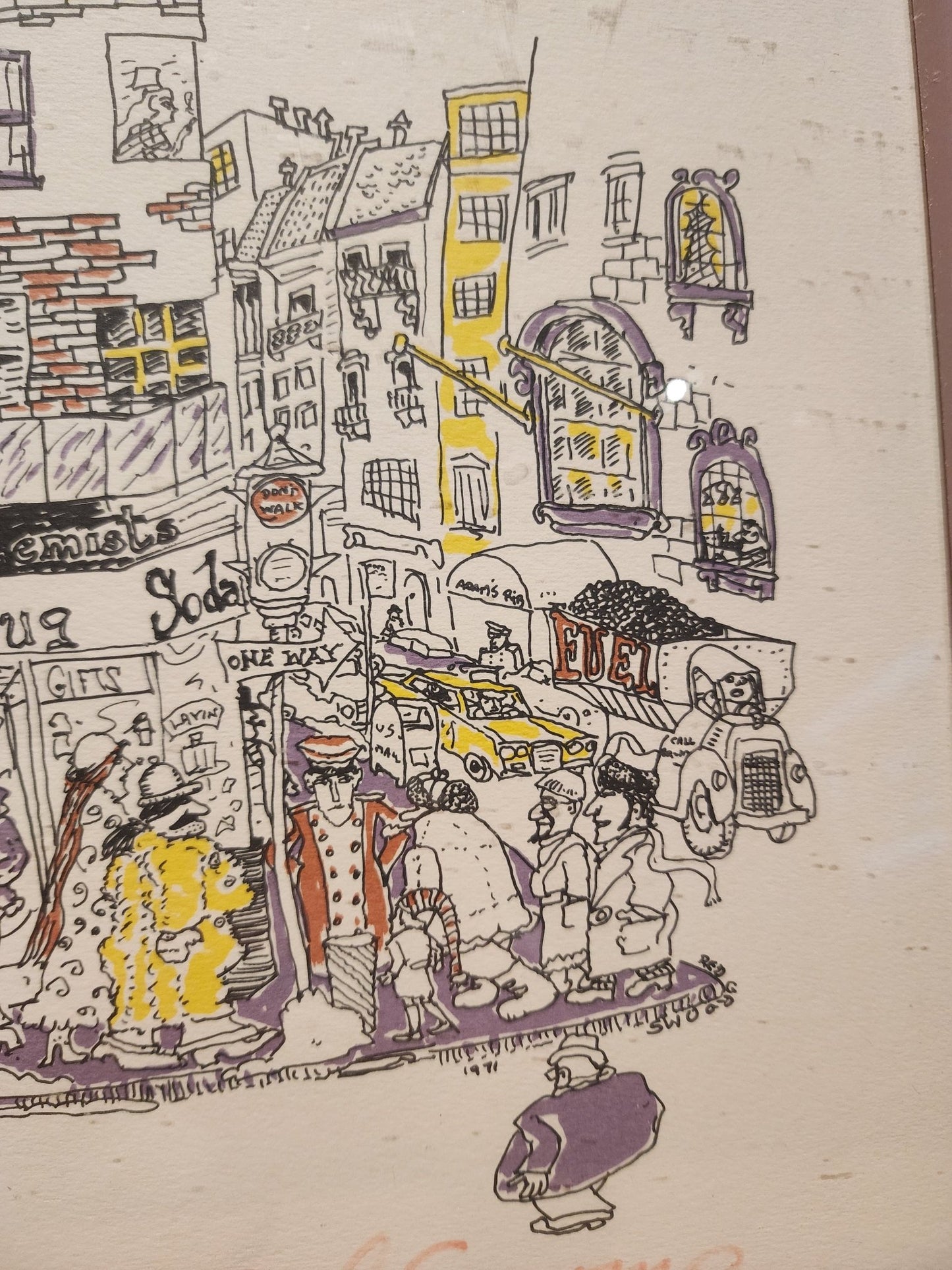 Red Grooms "Discount Store" Lithograph - Signed - MCMODSTORE