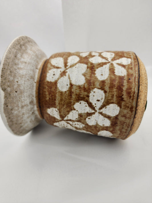 California Potter Paul Pressburger - Daisy design - vase - MCMODSTORE