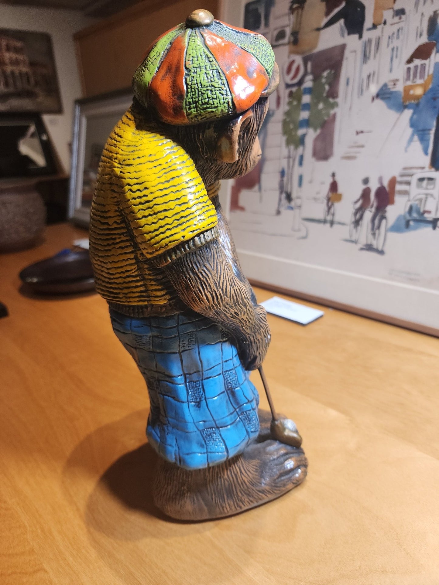 Chimp Playing Golf - Progressive Art Products - MCMODSTORE