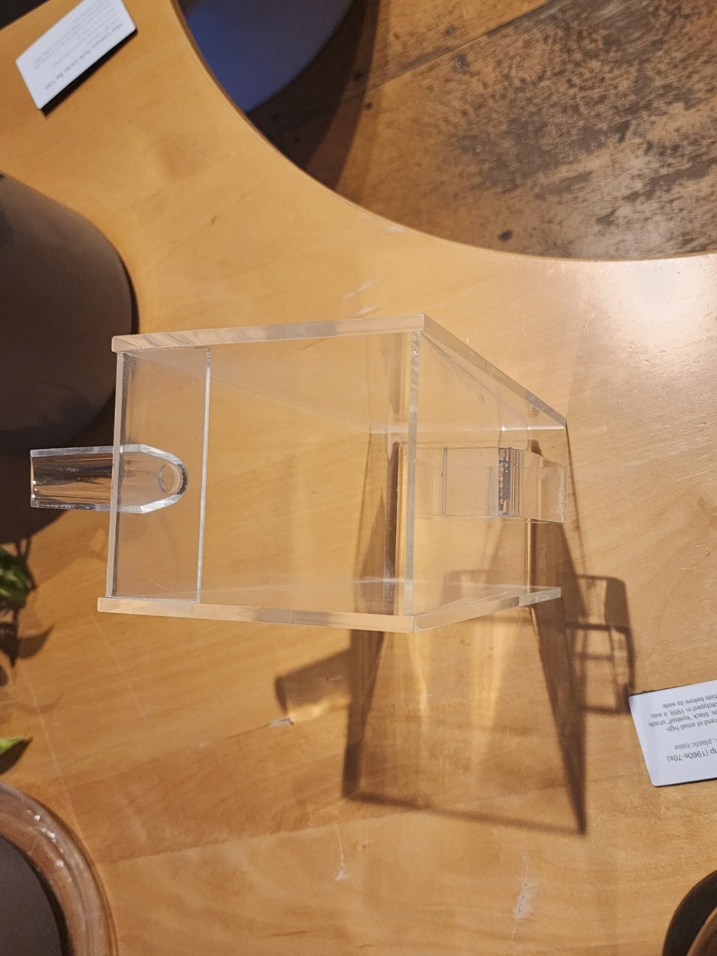 Cubist Shaped Lucite Pitcher (1960s) - MCMODSTORE