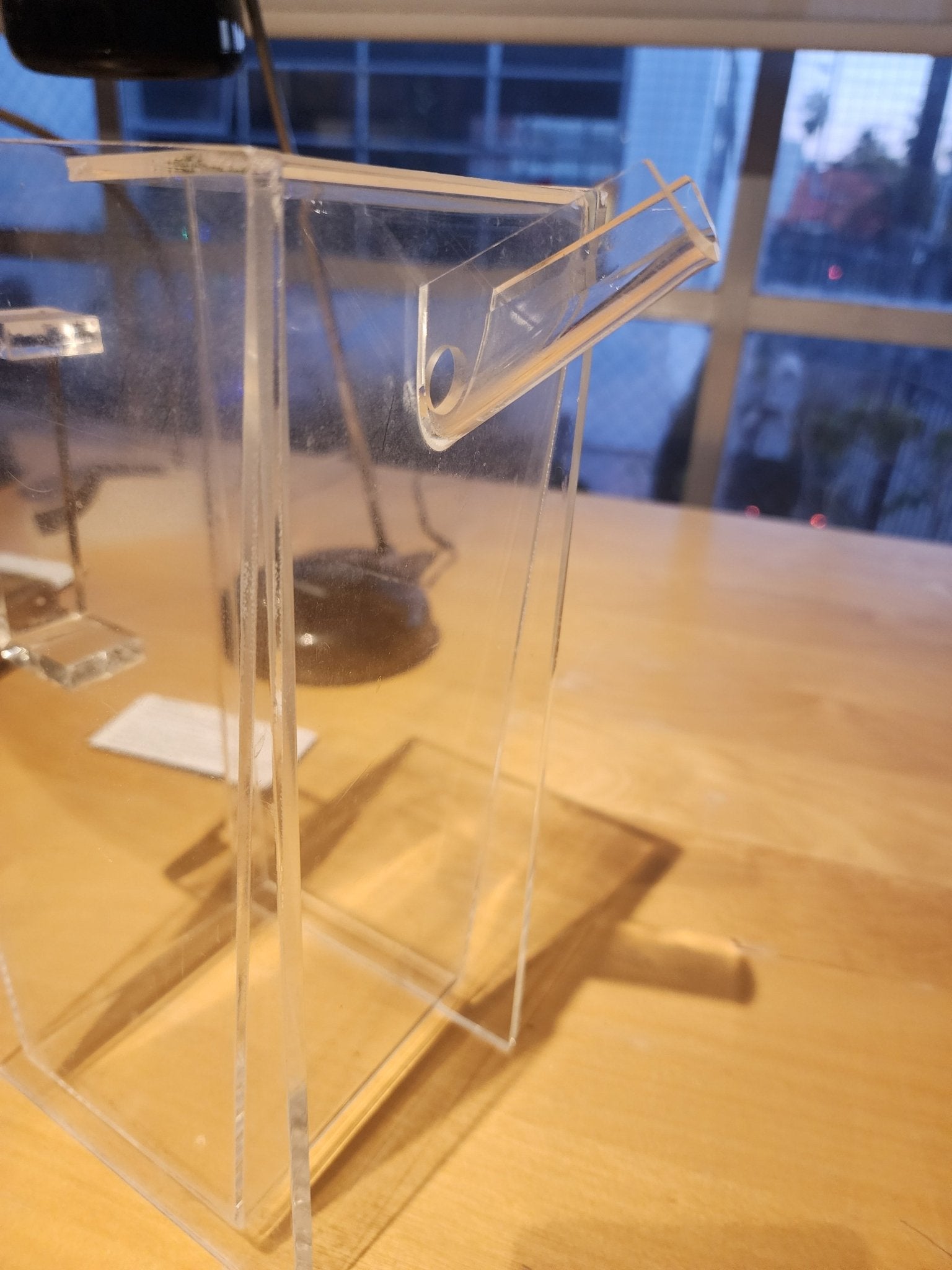 Cubist Shaped Lucite Pitcher (1960s) - MCMODSTORE