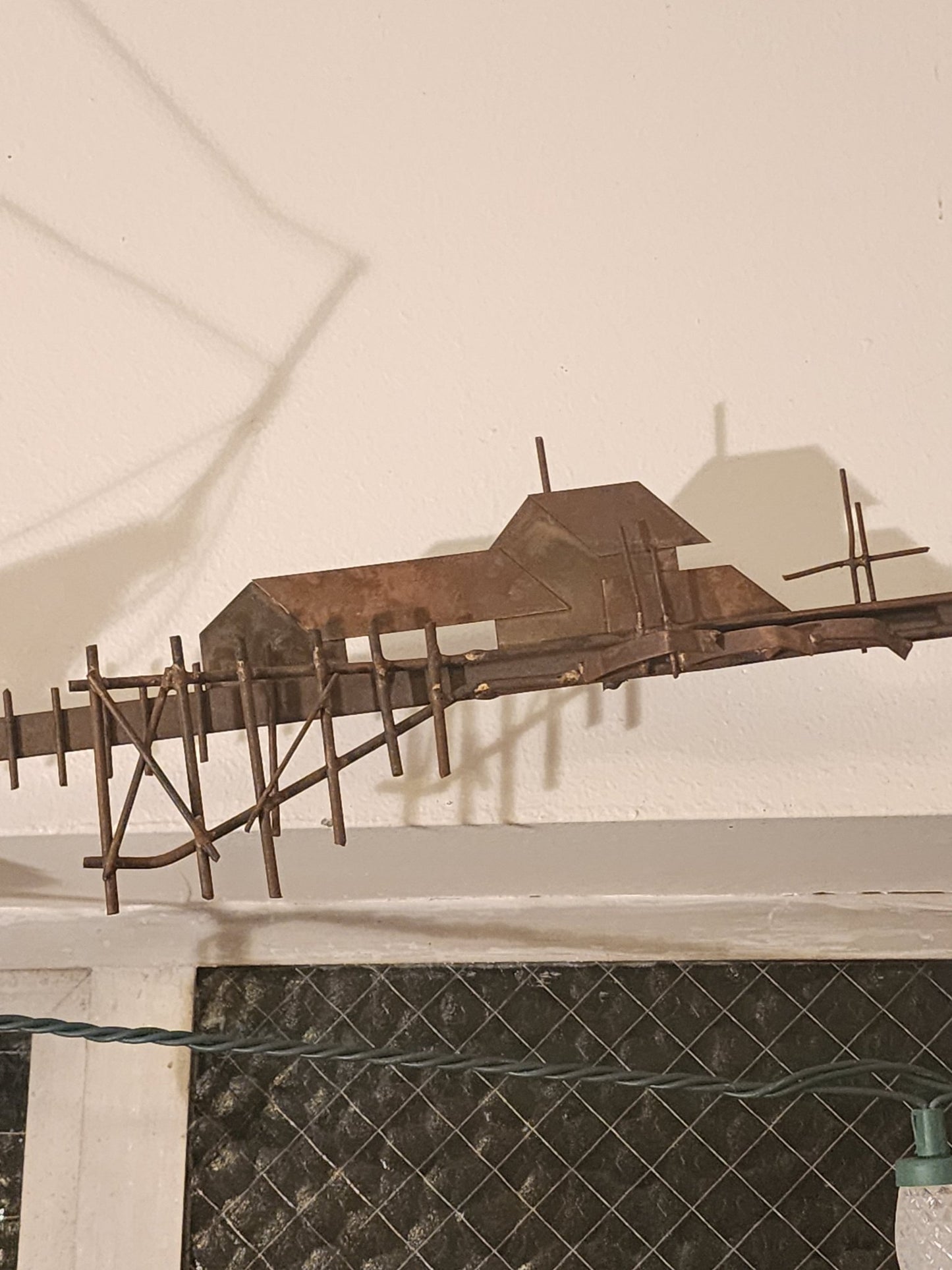 Curtis Jeré Wall Art - "Ships at Wharf" (1960s) - MCMODSTORE