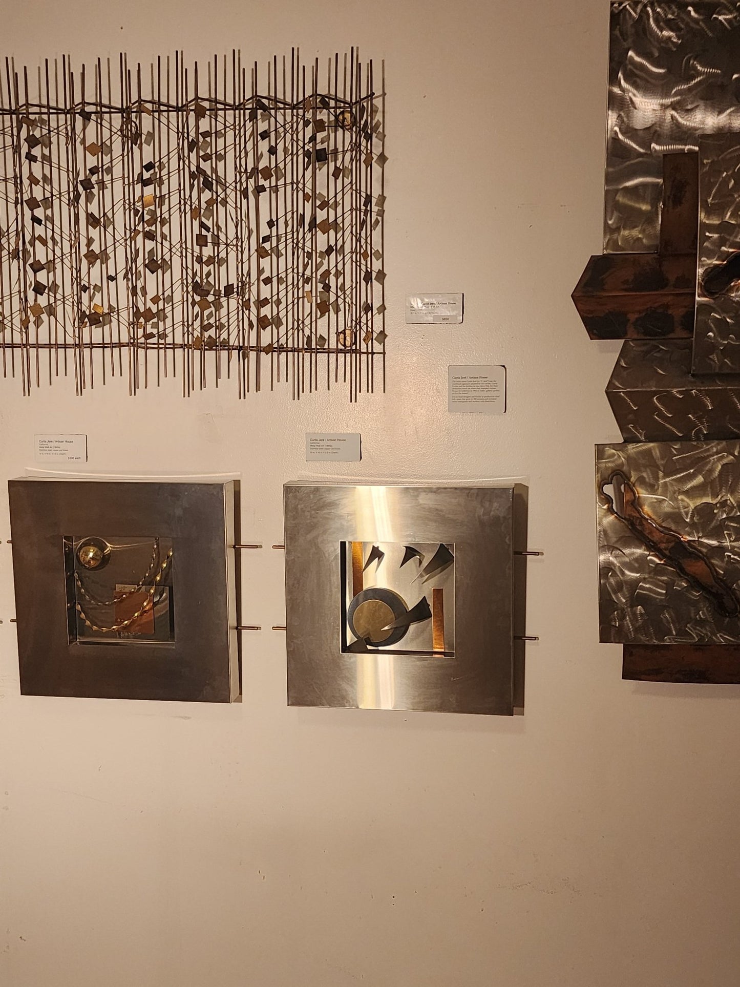 Curtis Jeré/Artisan House Large Mixed Metal Wall Art -  1 - MCMODSTORE