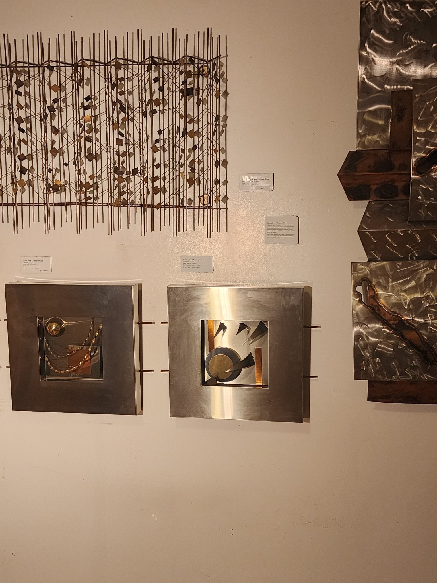 Curtis Jeré/Artisan House Large Mixed Metal Wall Art -  1 - MCMODSTORE