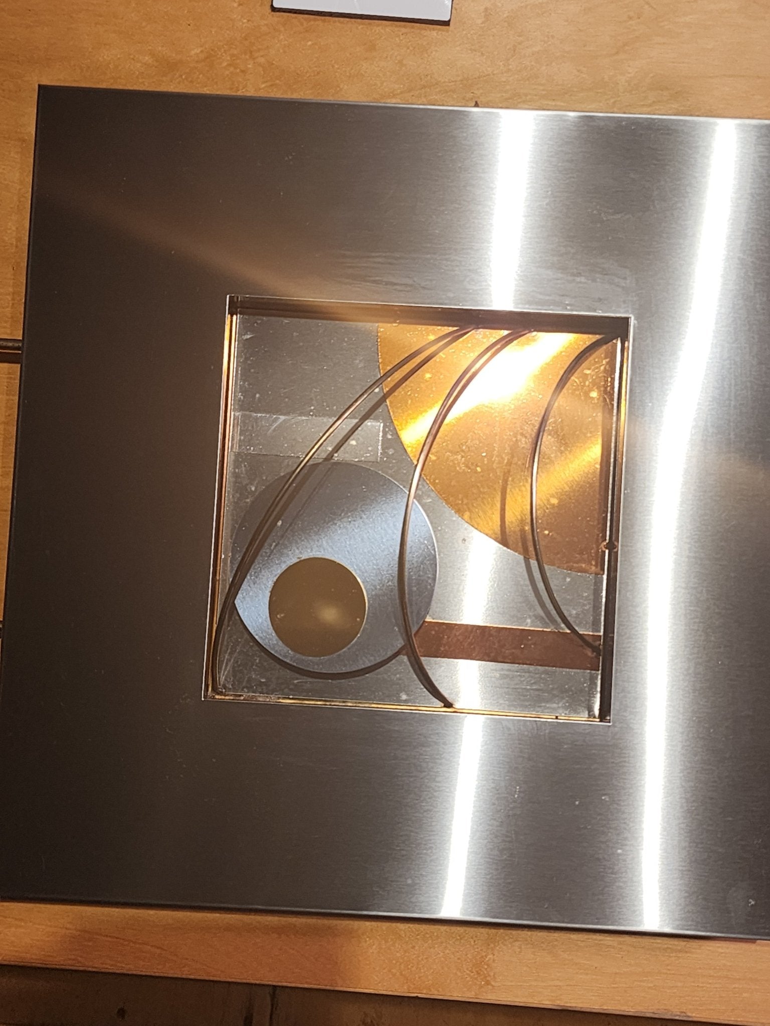 Curtis Jeré/Artisan House Large Mixed Metal Wall Art -  2 - MCMODSTORE