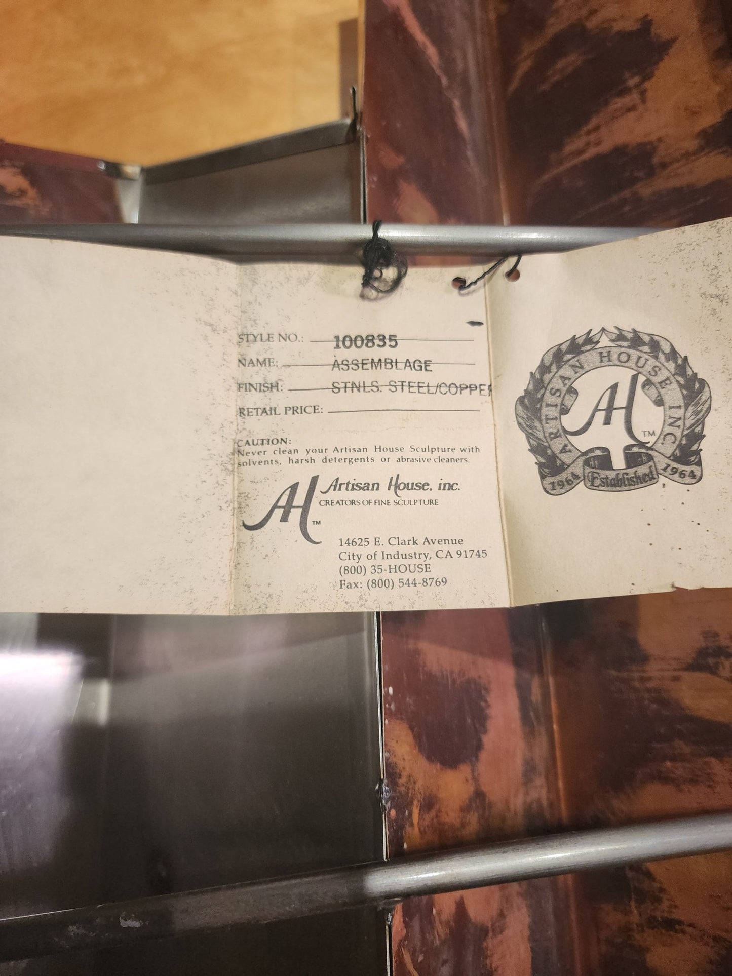 Curtis Jeré/Artisan House Large Mixed Metal Wall Art - MCMODSTORE