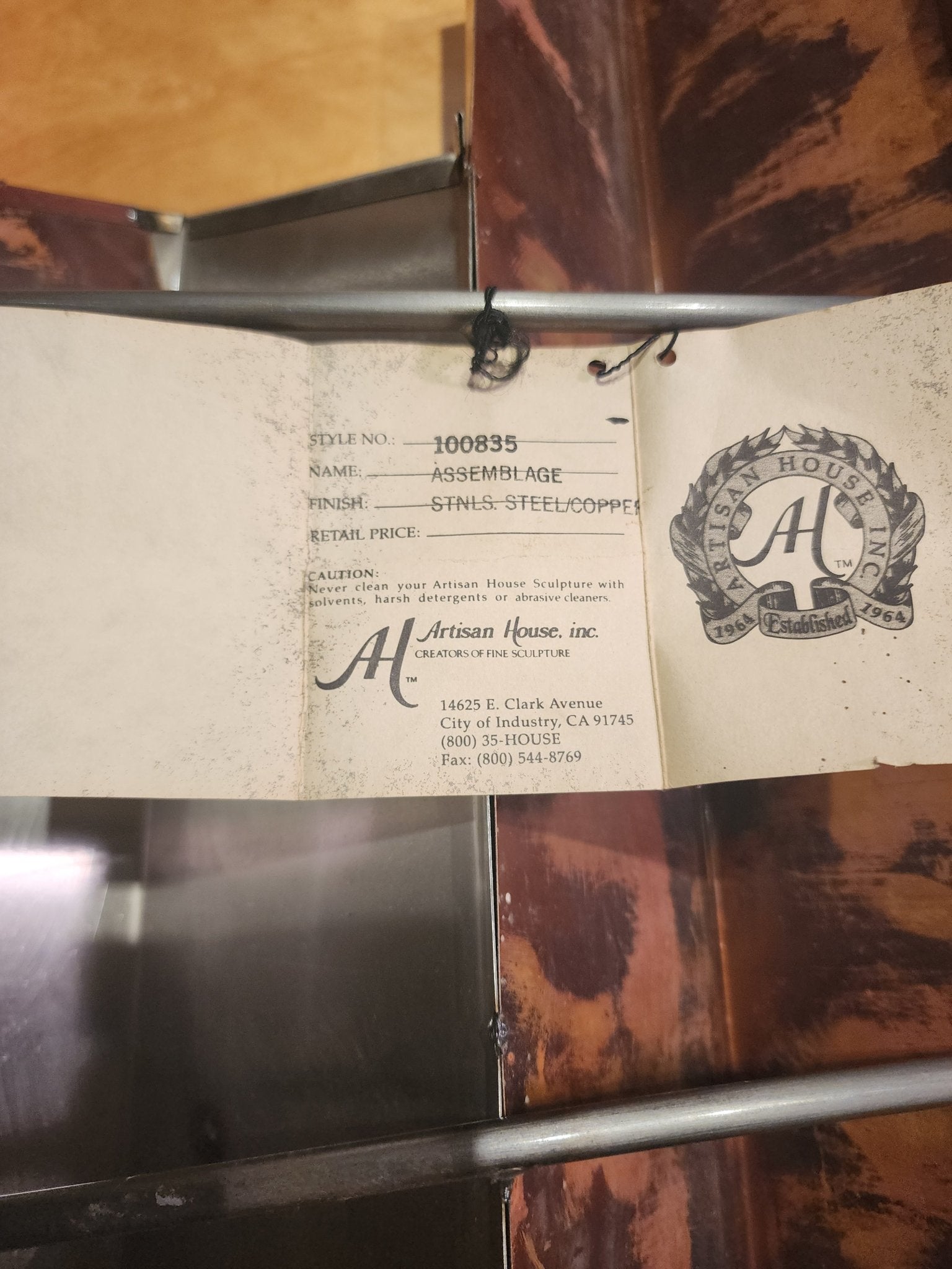 Curtis Jeré/Artisan House Large Mixed Metal Wall Art - MCMODSTORE