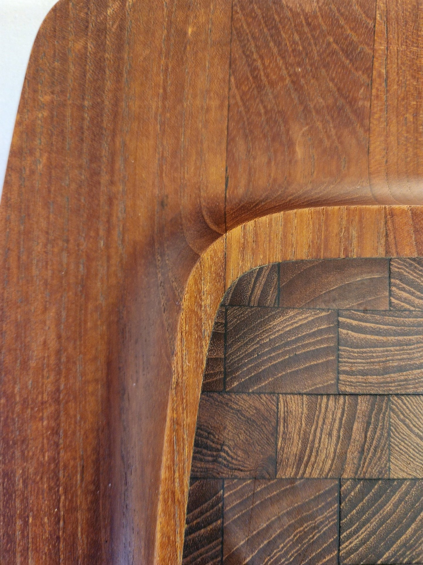 Dansk Tray with Classic Staved Rosewood Top - MCMODSTORE