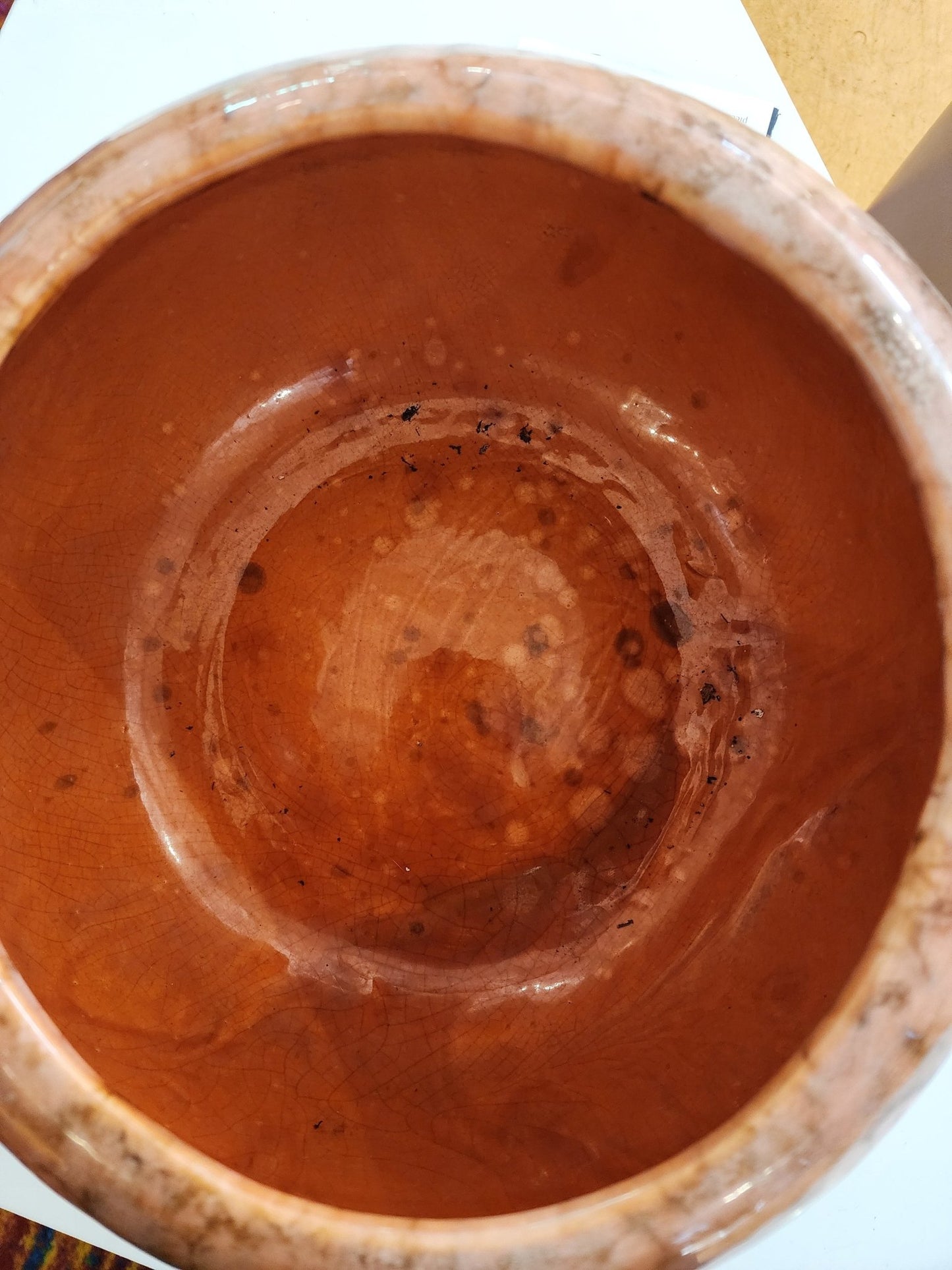 Frank Moreno - Large Orange "Flying Saucer" Pot - MCMODSTORE