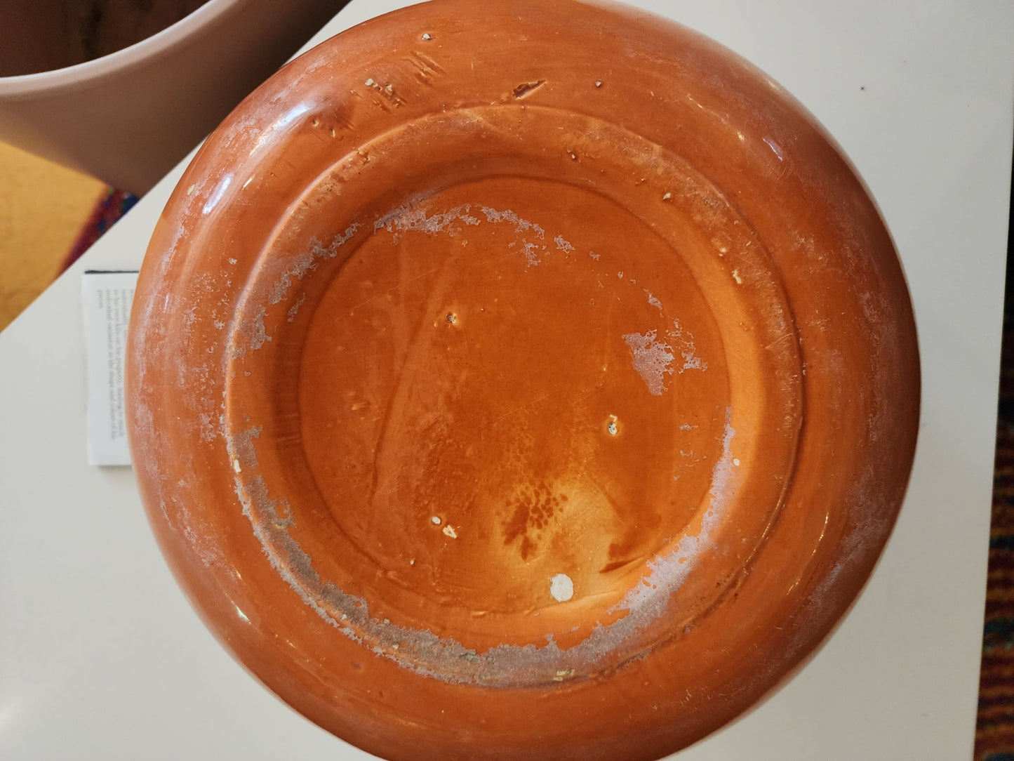 Frank Moreno - Large Orange "Flying Saucer" Pot - MCMODSTORE
