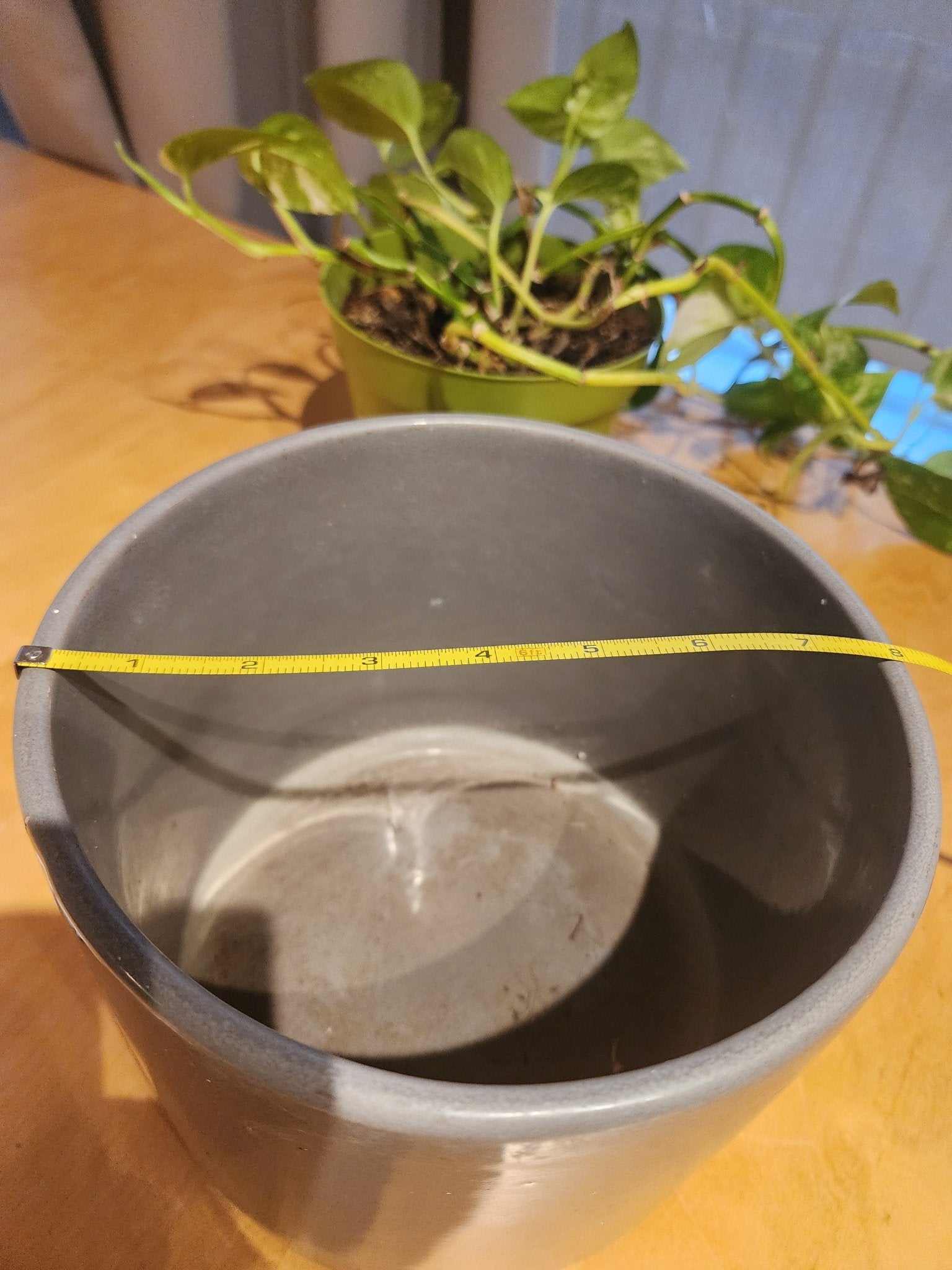 Gainey Mid Century Gray Planter Pot - MCMODSTORE