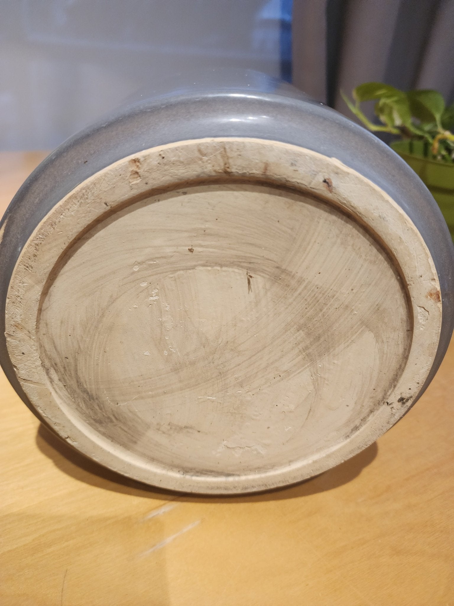 Gainey Mid Century Gray Planter Pot - MCMODSTORE