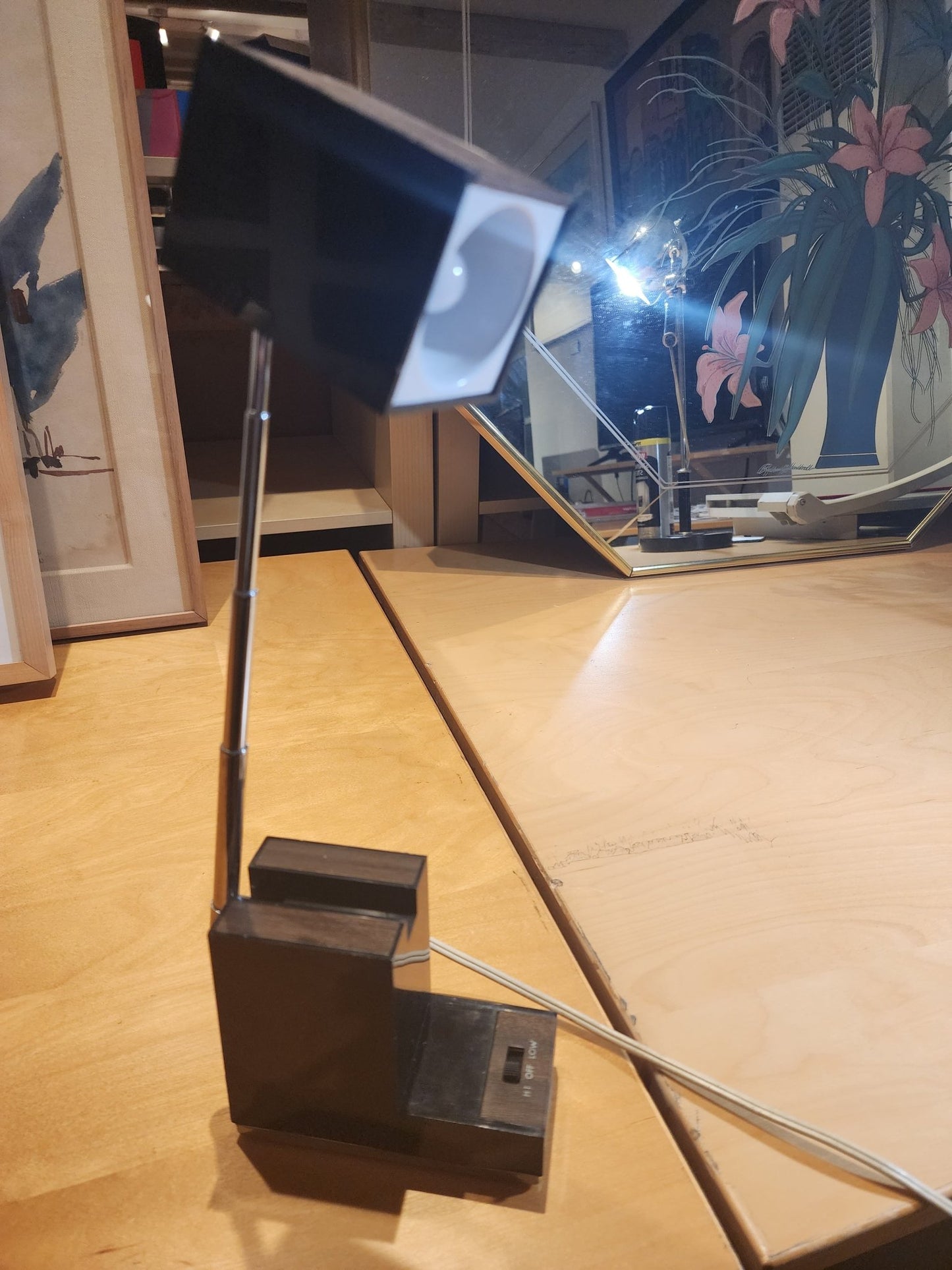Hamilton Industries Mid - Century Folding Desk Lamp (1960s) - MCMODSTORE