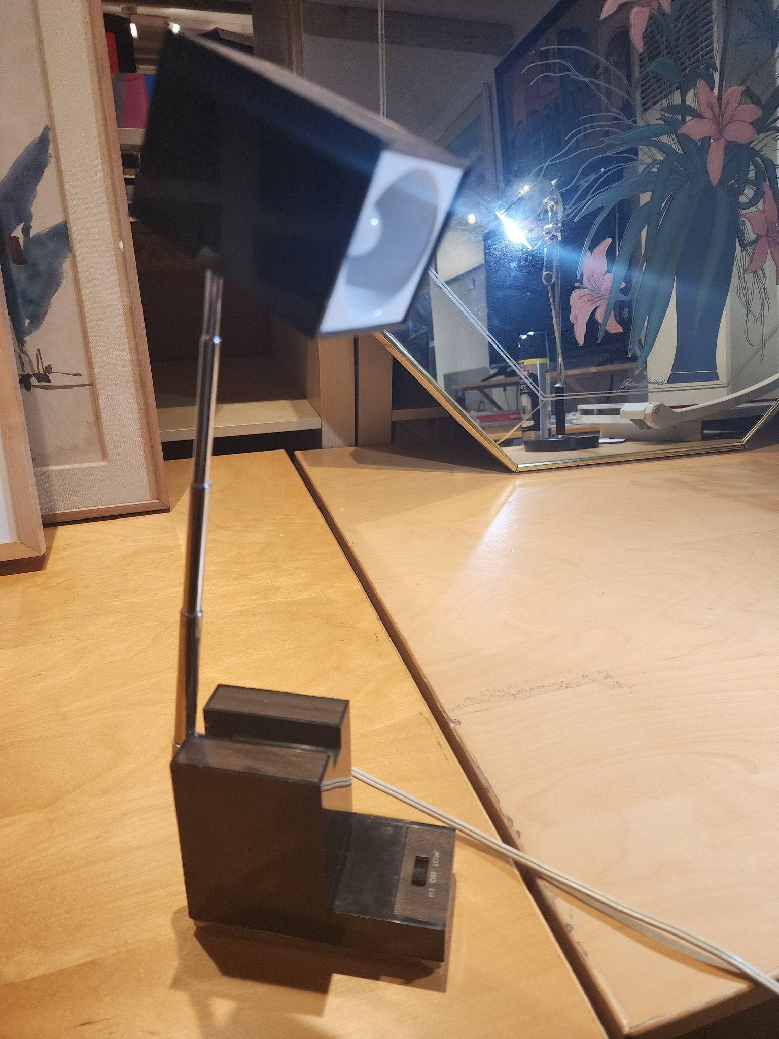 Hamilton Industries Mid - Century Folding Desk Lamp (1960s) - MCMODSTORE