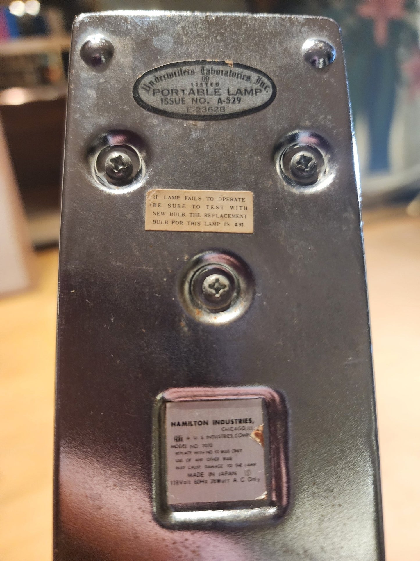 Hamilton Industries Mid - Century Folding Desk Lamp (1960s) - MCMODSTORE