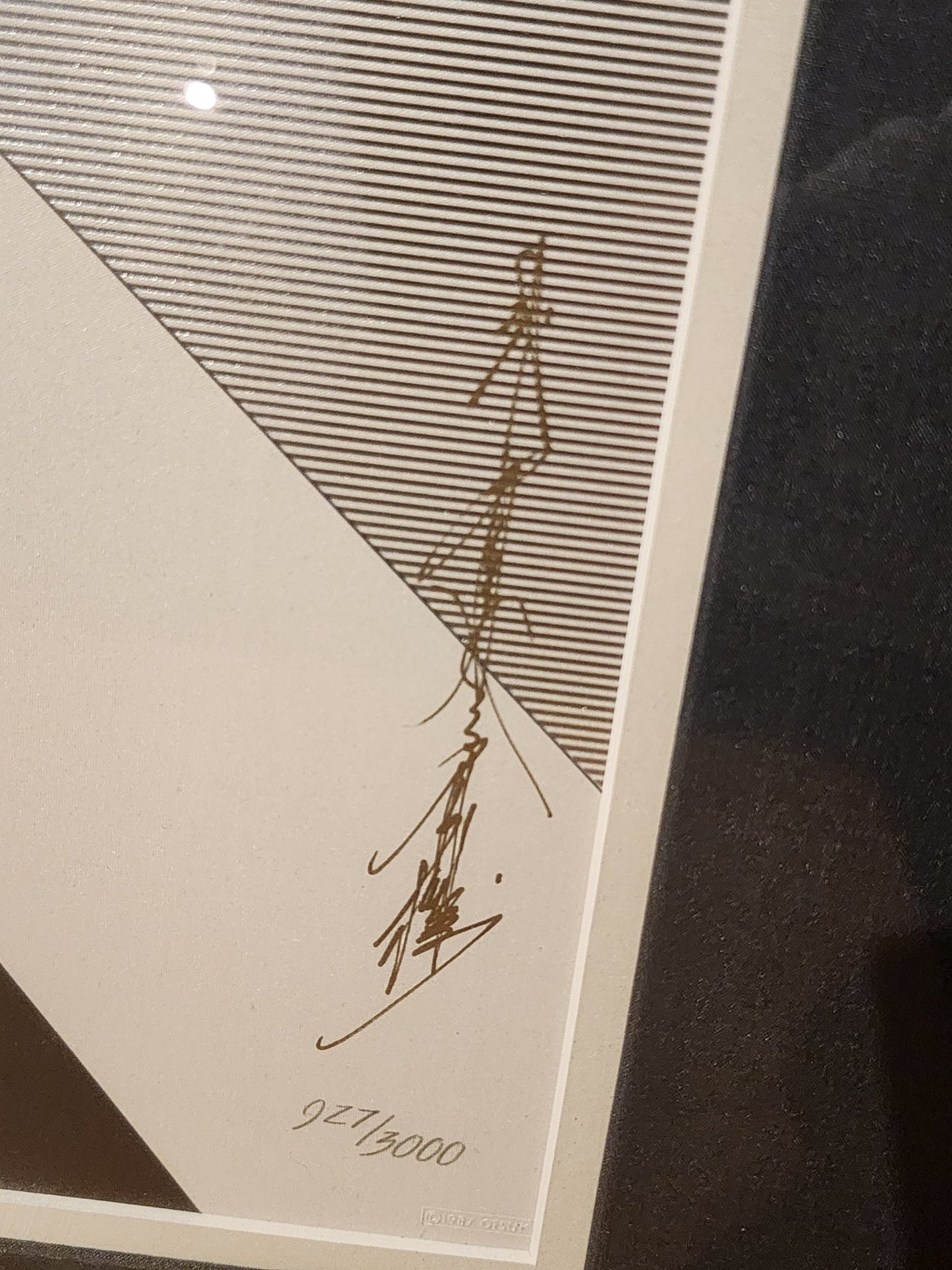 Hisashi Otsuka Framed and Double Signed Print - “When Spirits Unite” (1987) - MCMODSTORE