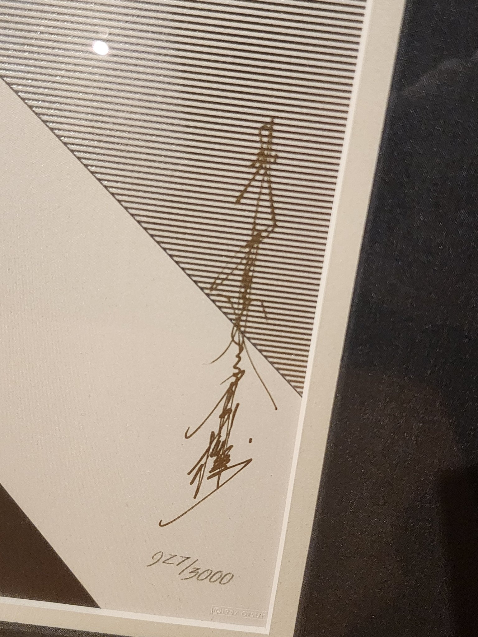 Hisashi Otsuka Framed and Double Signed Print - “When Spirits Unite” (1987) - MCMODSTORE