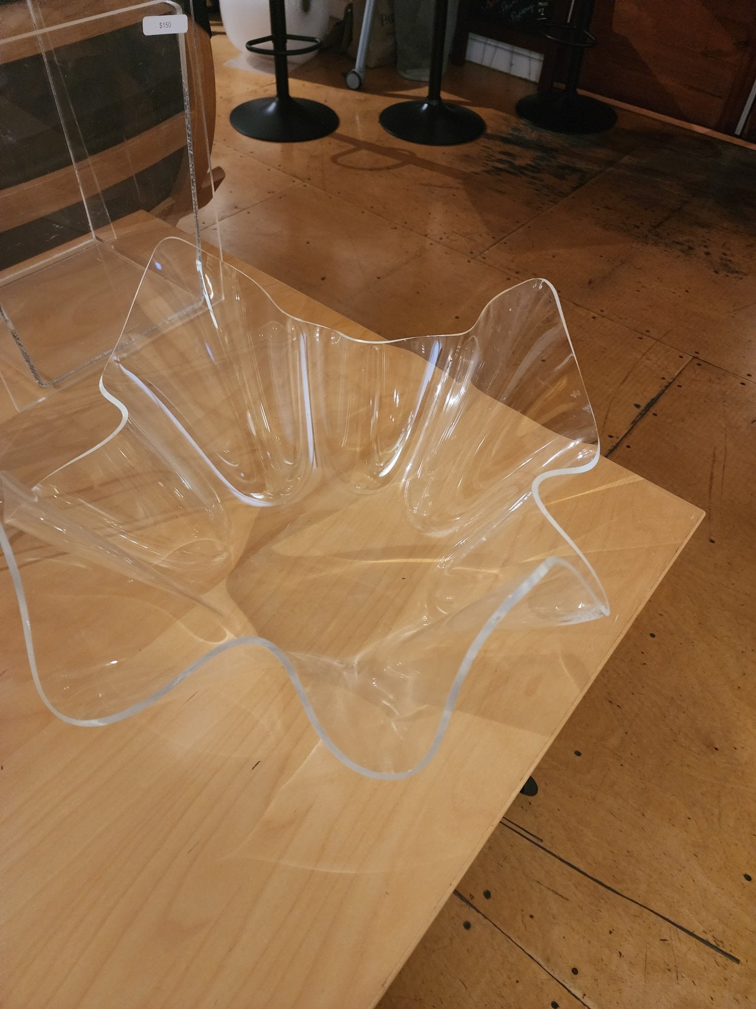 Lucite Hankerchief Bowl - MCMODSTORE