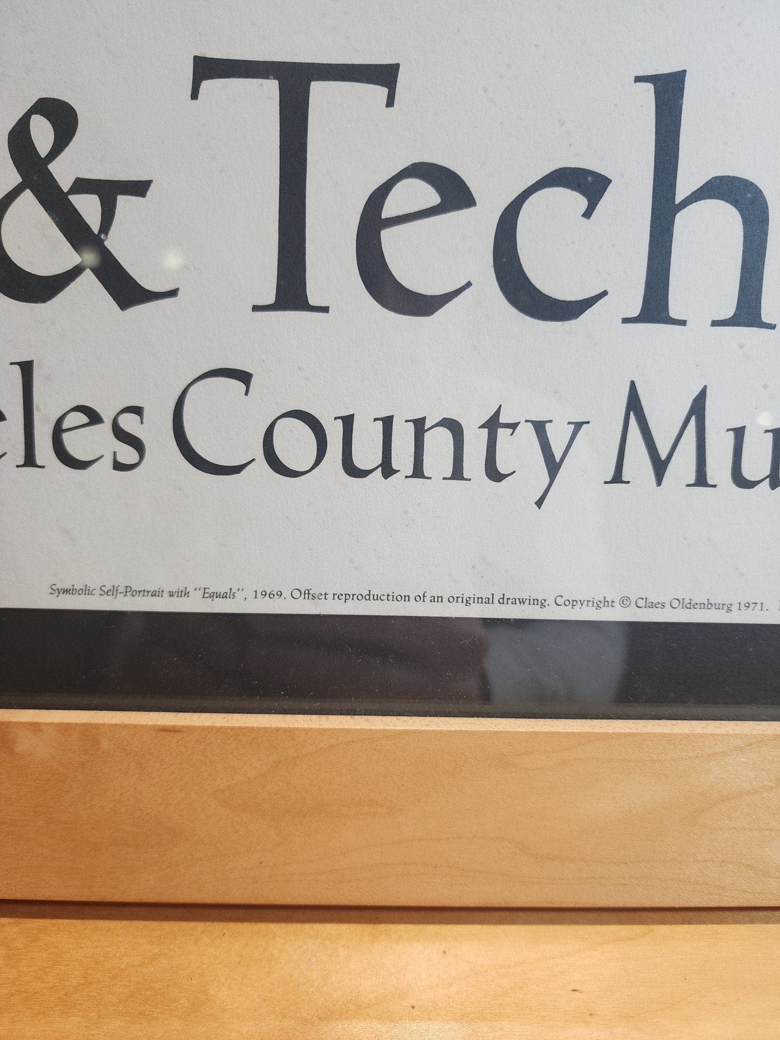 Original Poster Claes Oldenburg “Symbolic Self - Portrait” (1971) - MCMODSTORE