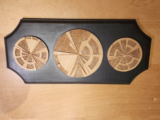 Pop Art Wooden Wall Sculpture by Leona - MCMODSTORE