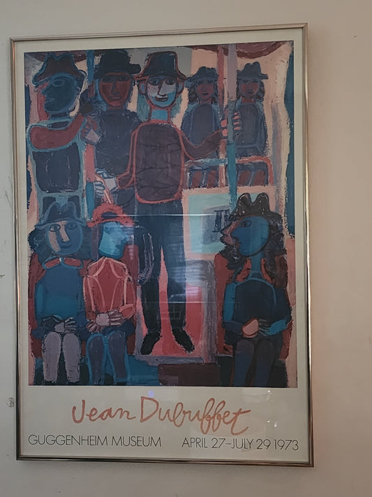 Rare Jean Dubuffet poster - Guggenheim 1973 - MCMODSTORE