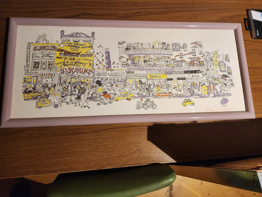 Red Grooms "Discount Store" Lithograph - Signed - MCMODSTORE