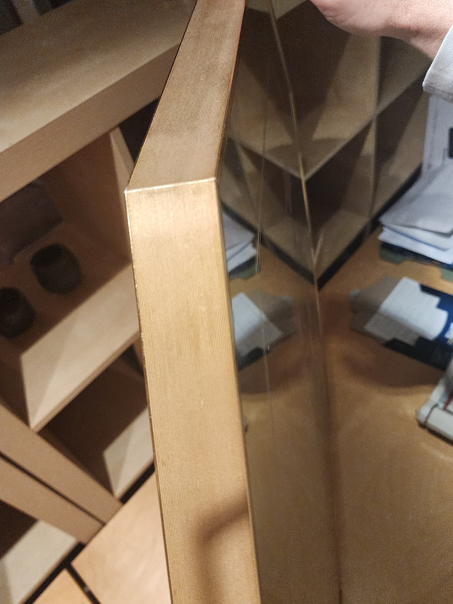 Richard Sandoval Signed "Pink Lily Bouquet" Art Mirror - MCMODSTORE