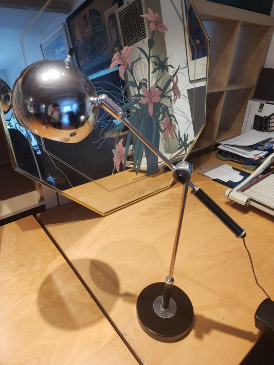 Sonneman Articulating “Orb” Desk Lamp (1970s) - MCMODSTORE