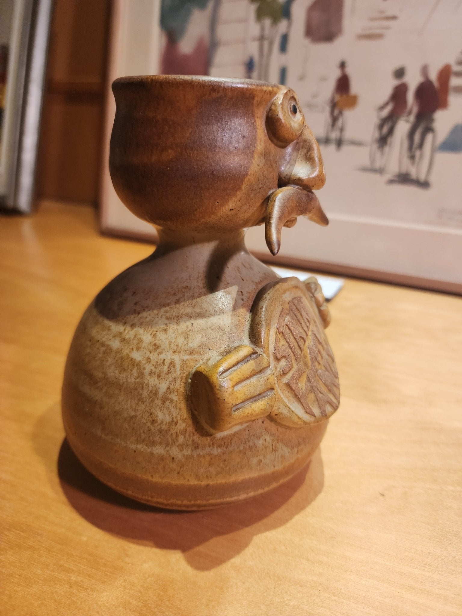 "Strike My Fancy" Art Pottery, Wishon/Harrel Signed - MCMODSTORE