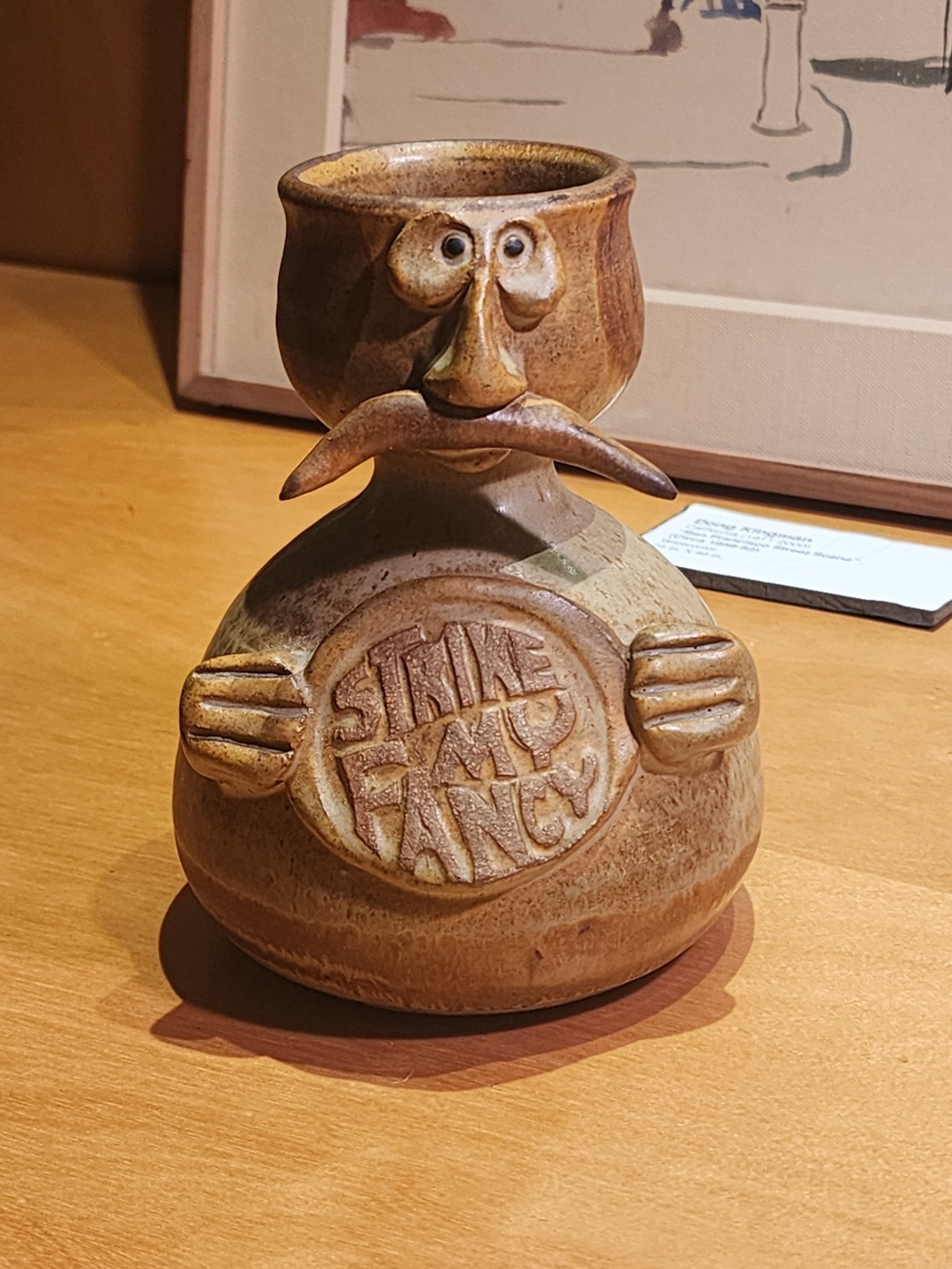"Strike My Fancy" Art Pottery, Wishon/Harrel Signed - MCMODSTORE