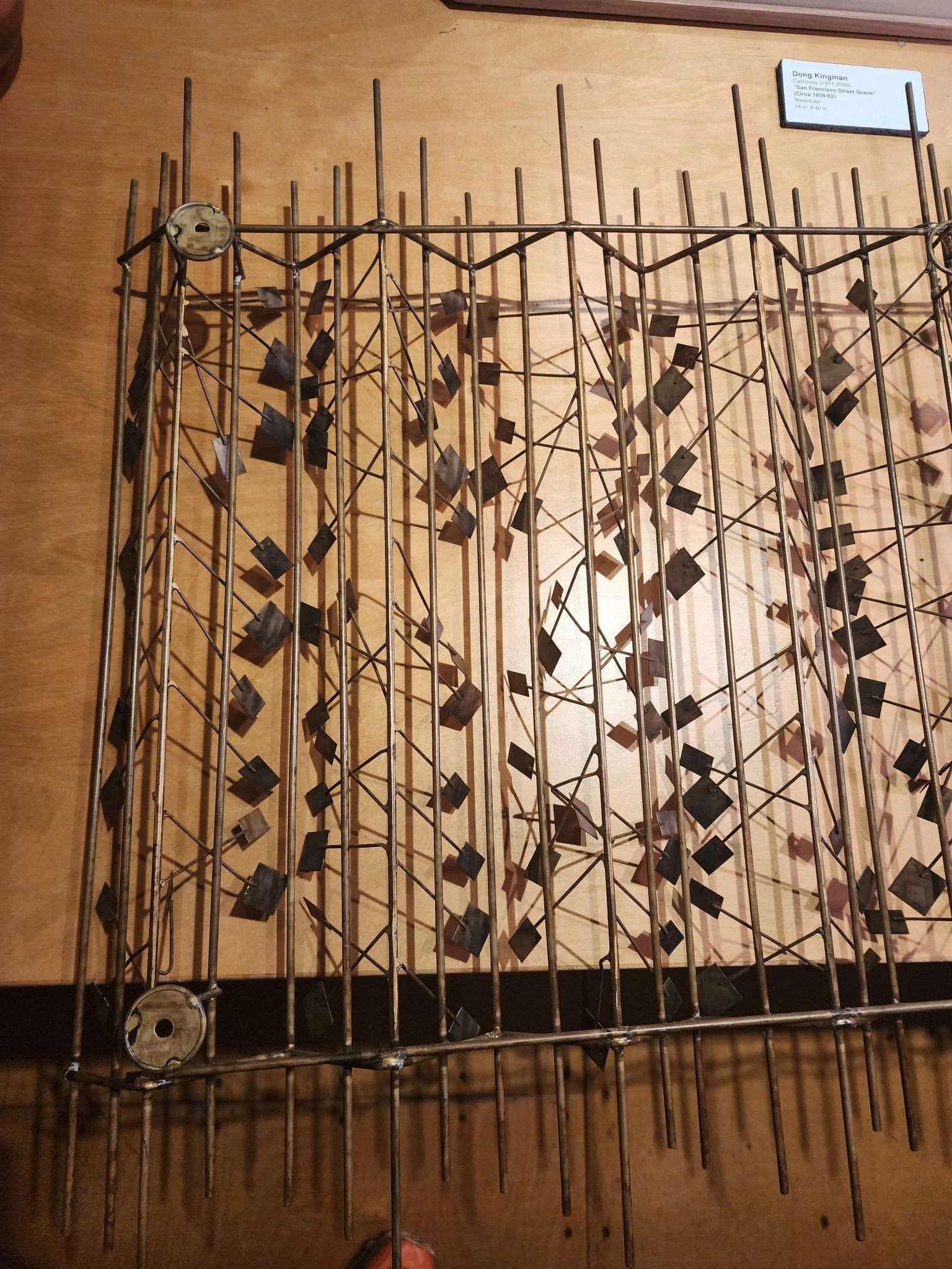 Style of Curtis Jeré/Artisan House Mid - Century Metal Wall Art - MCMODSTORE