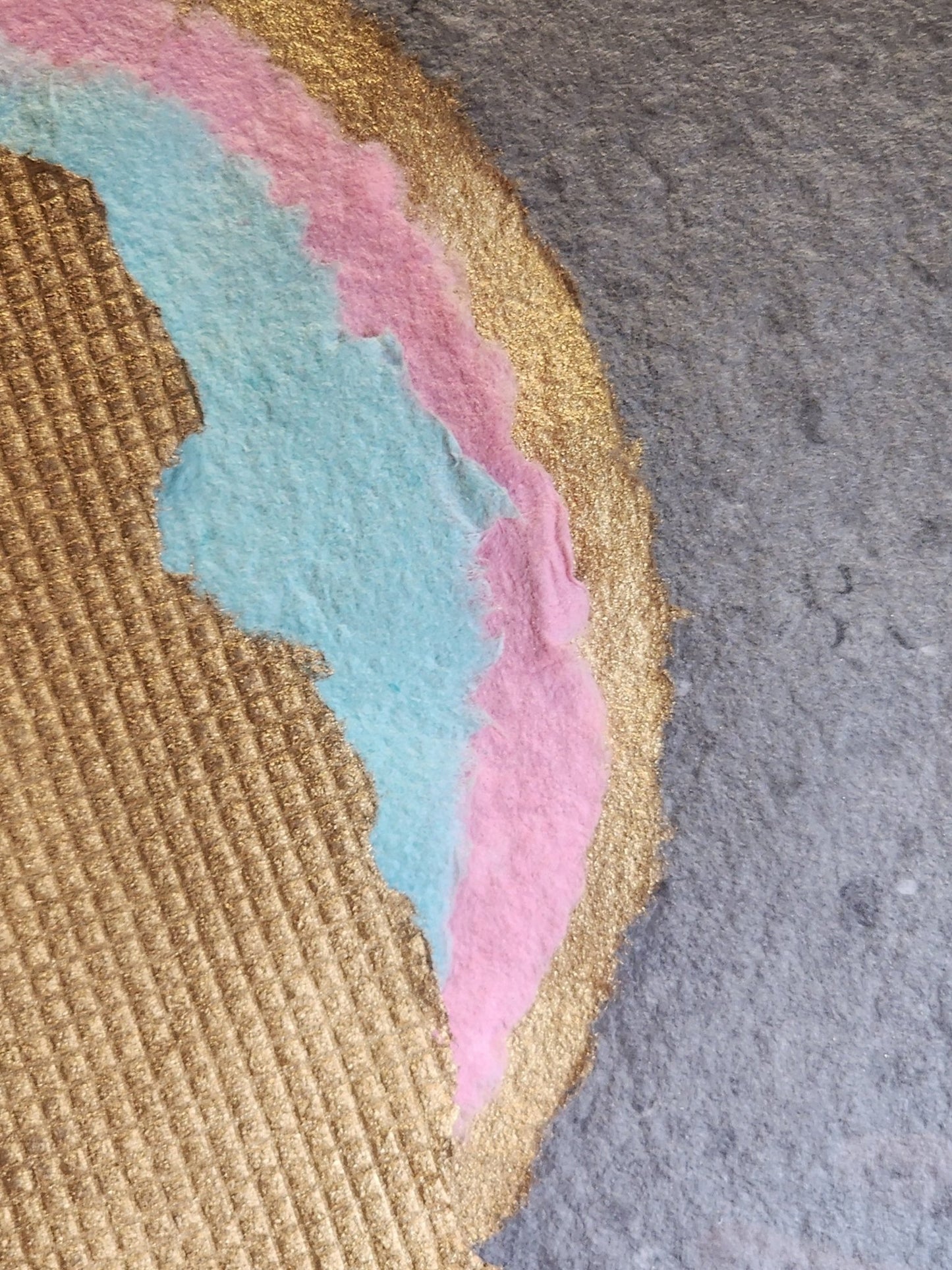 Vintage Mixed Media Wall Art - "Pleasing" - MCMODSTORE