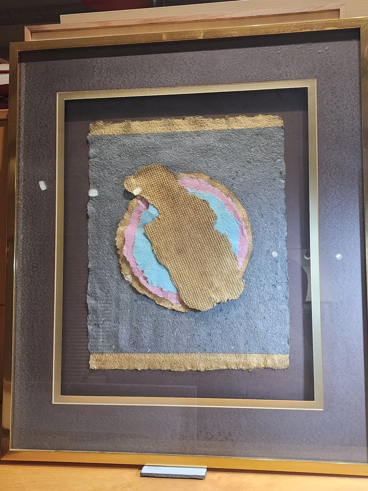 Vintage Mixed Media Wall Art - "Pleasing" - MCMODSTORE