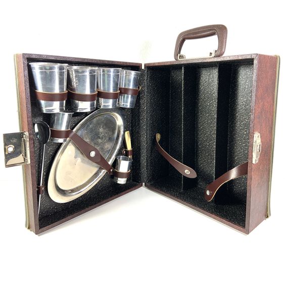 1960's Ever-Wear Travel Bar with Key - MCMODSTORE