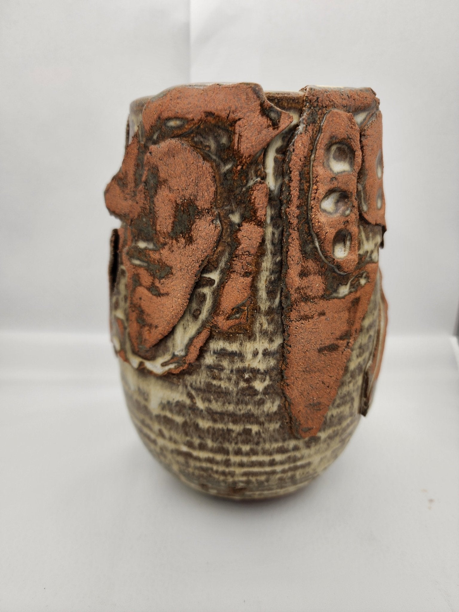 Incredible California Pottery with Natural Shapes by John Preschutti, 1960s - MCMODSTORE